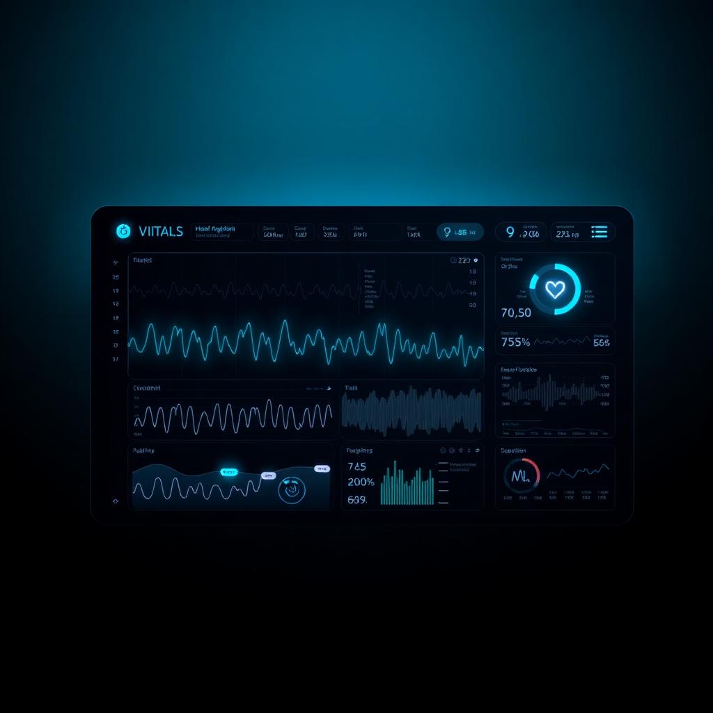 Interocept Vitals AI healthcare monitoring dashboard