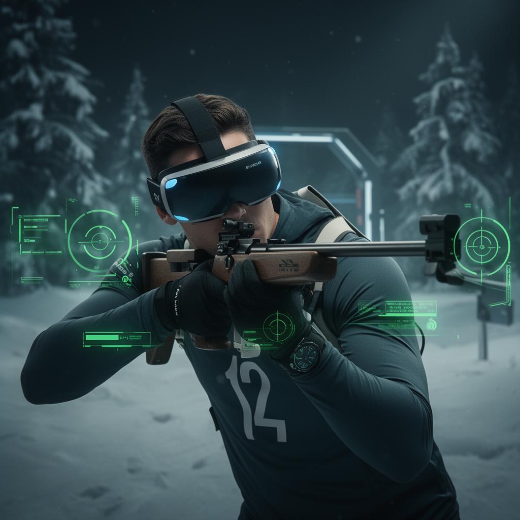 VR Biathlon spatial sports simulator